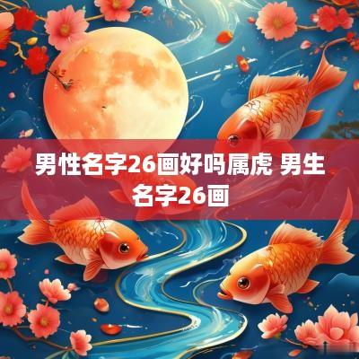男性名字26画好吗属虎 男生名字26画