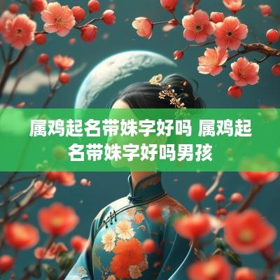 属鸡起名带姝字好吗 属鸡起名带姝字好吗男孩
