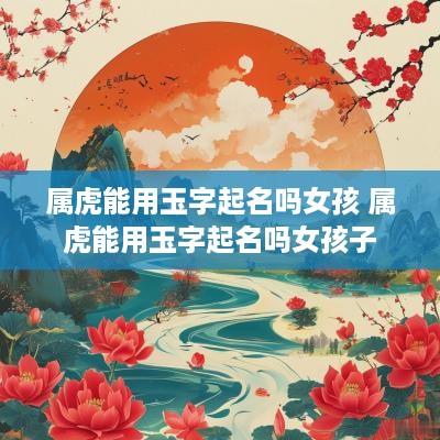 属虎能用玉字起名吗女孩 属虎能用玉字起名吗女孩子