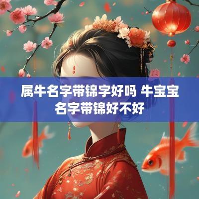 属牛名字带锦字好吗 牛宝宝名字带锦好不好