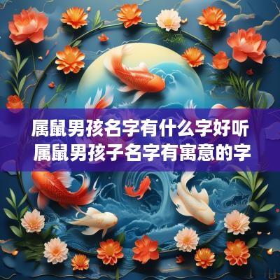 属鼠男孩名字有什么字好听 属鼠男孩子名字有寓意的字
