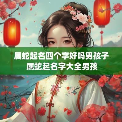 属蛇起名四个字好吗男孩子 属蛇起名字大全男孩