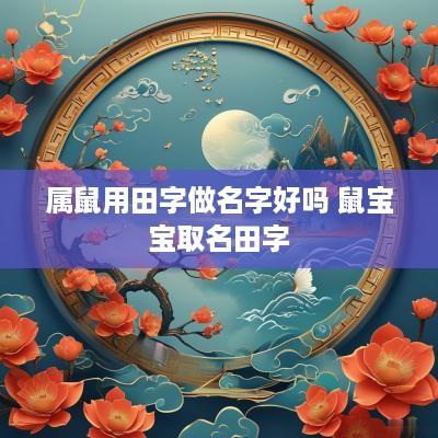 属鼠用田字做名字好吗 鼠宝宝取名田字