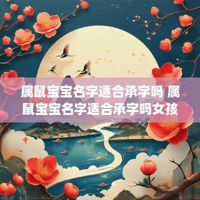属鼠宝宝名字适合承字吗 属鼠宝宝名字适合承字吗女孩