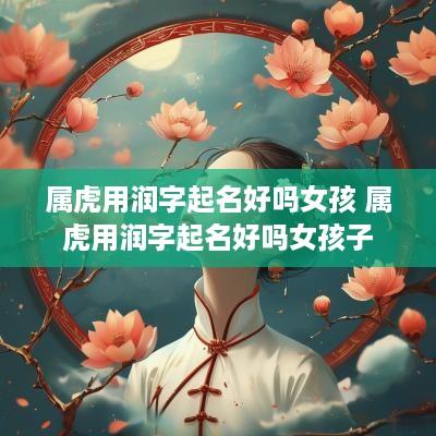 属虎用润字起名好吗女孩 属虎用润字起名好吗女孩子