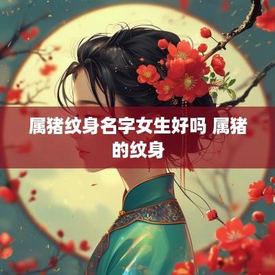 属猪纹身名字女生好吗 属猪的纹身