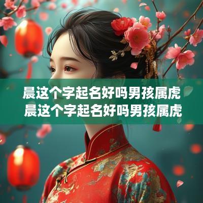 晨这个字起名好吗男孩属虎 晨这个字起名好吗男孩属虎的