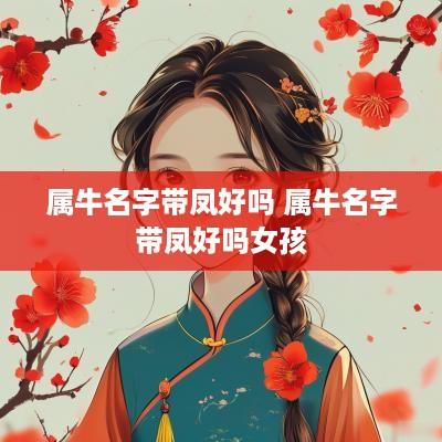 属牛名字带凤好吗 属牛名字带凤好吗女孩