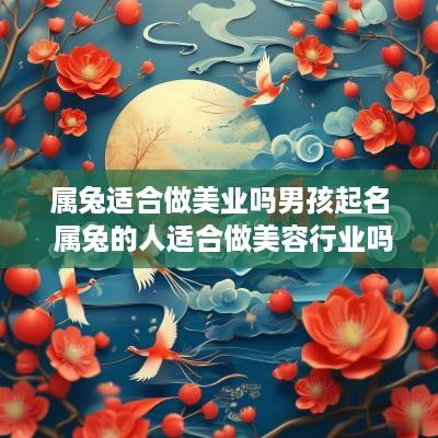 属兔适合做美业吗男孩起名 属兔的人适合做美容行业吗