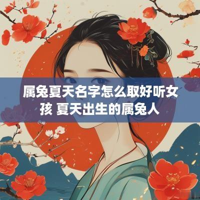 属兔夏天名字怎么取好听女孩 夏天出生的属兔人