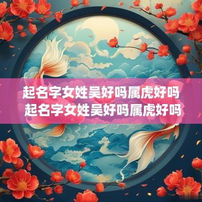 起名字女姓吴好吗属虎好吗 起名字女姓吴好吗属虎好吗
