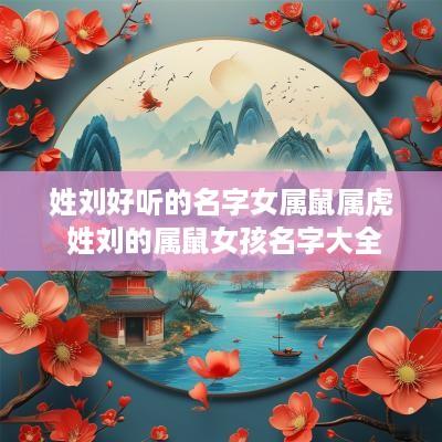 姓刘好听的名字女属鼠属虎 姓刘的属鼠女孩名字大全