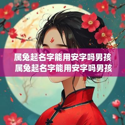 属兔起名字能用安字吗男孩 属兔起名字能用安字吗男孩子