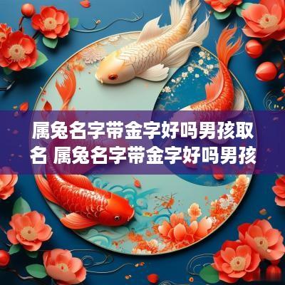 属兔名字带金字好吗男孩取名 属兔名字带金字好吗男孩取名大全