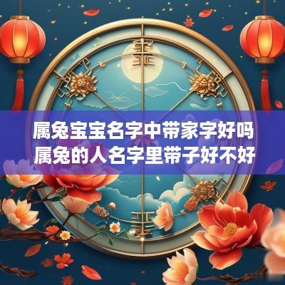 属兔宝宝名字中带家字好吗 属兔的人名字里带子好不好