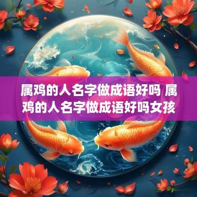 属鸡的人名字做成语好吗 属鸡的人名字做成语好吗女孩