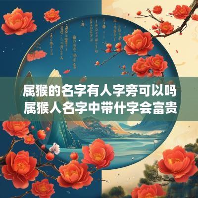 属猴的名字有人字旁可以吗 属猴人名字中带什字会富贵