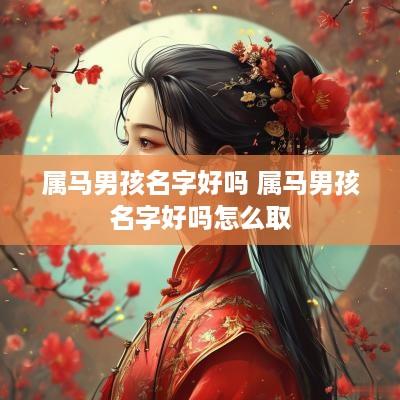 属马男孩名字好吗 属马男孩名字好吗怎么取