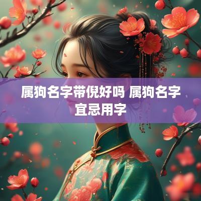 属狗名字带倪好吗 属狗名字宜忌用字