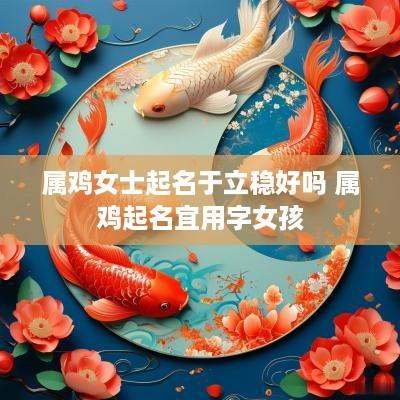 属鸡女士起名于立稳好吗 属鸡起名宜用字女孩
