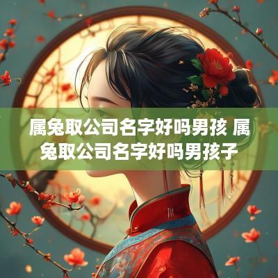 属兔取公司名字好吗男孩 属兔取公司名字好吗男孩子
