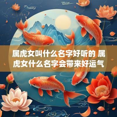 属虎女叫什么名字好听的 属虎女什么名字会带来好运气