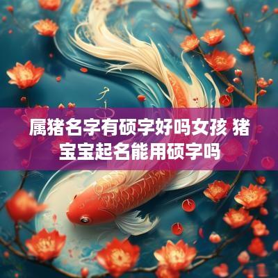 属猪名字有硕字好吗女孩 猪宝宝起名能用硕字吗