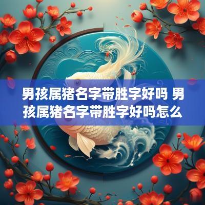 男孩属猪名字带胜字好吗 男孩属猪名字带胜字好吗怎么取