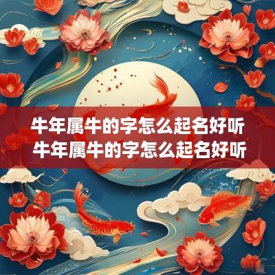 蛇年属牛的字怎么起名好听 蛇年属牛的字怎么起名好听点