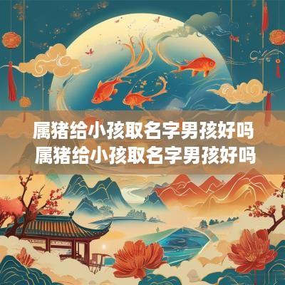 属猪给小孩取名字男孩好吗 属猪给小孩取名字男孩好吗怎么取