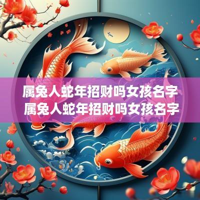属兔人蛇年招财吗女孩名字 属兔人蛇年招财吗女孩名字叫什么