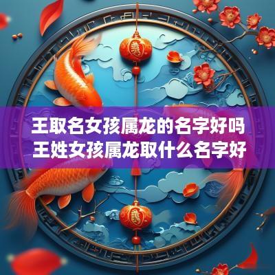 王取名女孩属龙的名字好吗 王姓女孩属龙取什么名字好