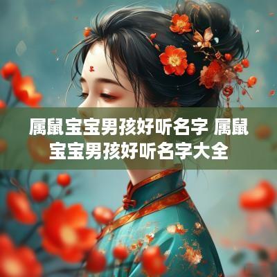 属鼠宝宝男孩好听名字 属鼠宝宝男孩好听名字大全 属鼠宝宝男孩好听名字 属鼠宝宝男孩好听名字大全