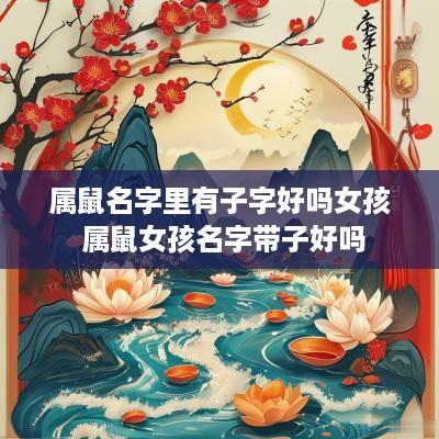 属鼠名字里有子字好吗女孩 属鼠女孩名字带子好吗