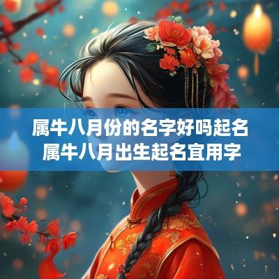 属牛八月份的名字好吗起名 属牛八月出生起名宜用字