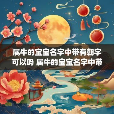 属牛的宝宝名字中带有朝字可以吗 属牛的宝宝名字中带什么字比较好