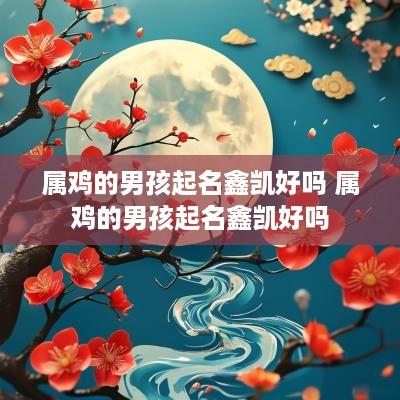 属鸡的男孩起名鑫凯好吗 属鸡的男孩起名鑫凯好吗