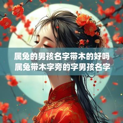 属兔的男孩名字带木的好吗 属兔带木字旁的字男孩名字