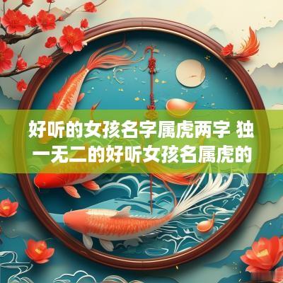 好听的女孩名字属虎两字 独一无二的好听女孩名属虎的