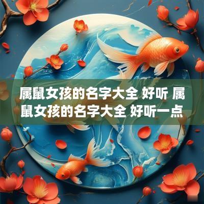 属鼠女孩的名字大全 好听 属鼠女孩的名字大全 好听一点 属鼠女孩的名字大全 好听 属鼠女孩的名字大全 好听一点