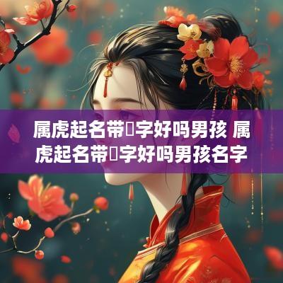 属虎起名带璟字好吗男孩 属虎起名带璟字好吗男孩名字