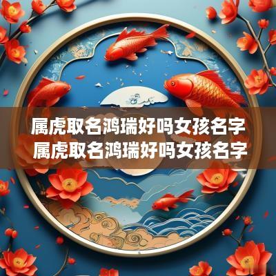 属虎取名鸿瑞好吗女孩名字 属虎取名鸿瑞好吗女孩名字大全