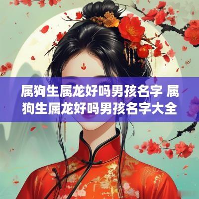 属狗生属龙好吗男孩名字 属狗生属龙好吗男孩名字大全