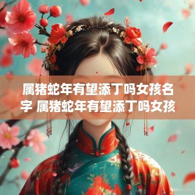 属猪蛇年有望添丁吗女孩名字 属猪蛇年有望添丁吗女孩名字大全