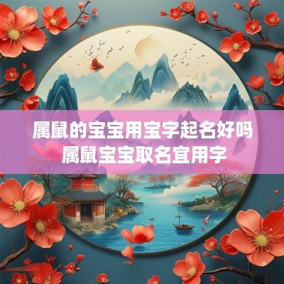 属鼠的宝宝用宝字起名好吗 属鼠宝宝取名宜用字
