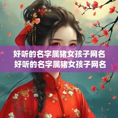 好听的名字属猪女孩子网名 好听的名字属猪女孩子网名大全