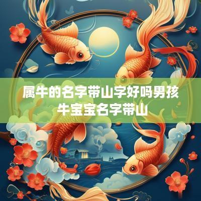 属牛的名字带山字好吗男孩 牛宝宝名字带山