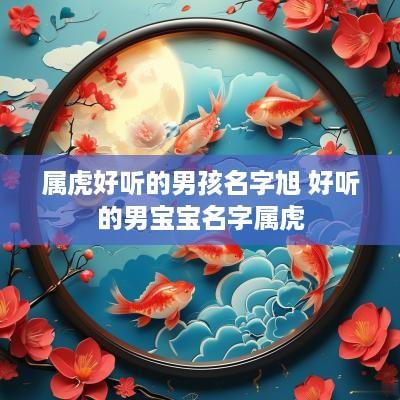 属虎好听的男孩名字旭 好听的男宝宝名字属虎