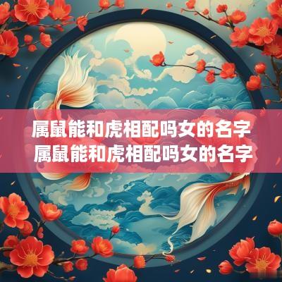 属鼠能和虎相配吗女的名字 属鼠能和虎相配吗女的名字叫什么