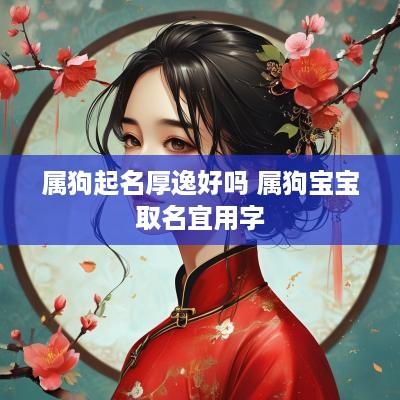 属狗起名厚逸好吗 属狗宝宝取名宜用字